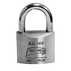 Candado metálico de extra seguridad AS-140 Phillips