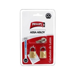 Candados maleteros de latón macizo 20 GEM Phillips