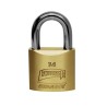 Candado gancho corto de latón macizo 14 Phillips