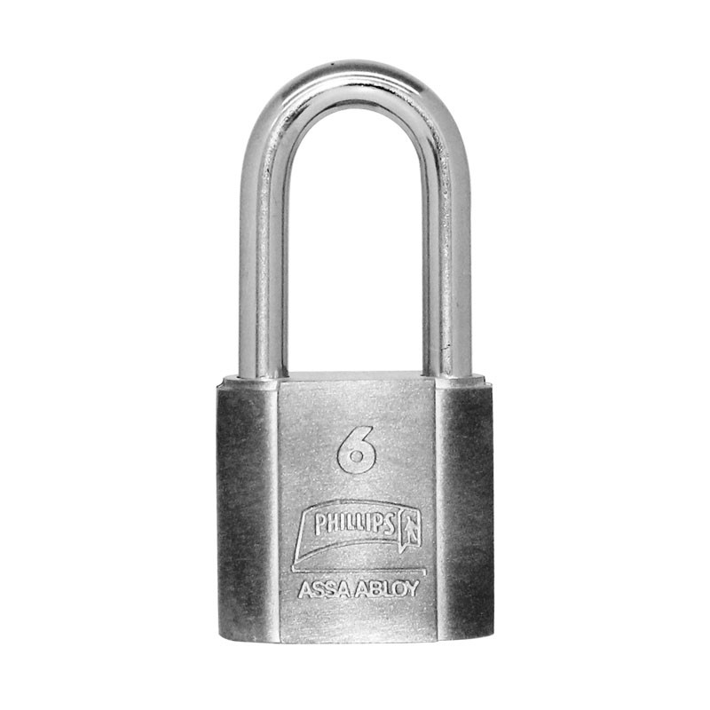 Candado metálico gancho largo 6 GL Phillips