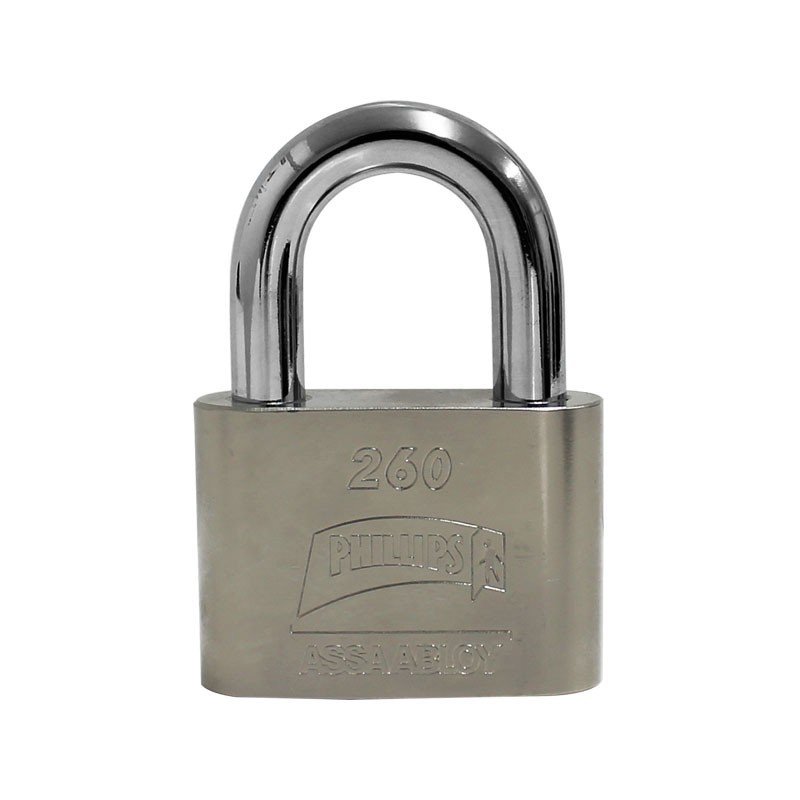 Candado de hierro de alta seguridad gancho corto 260 Phillips