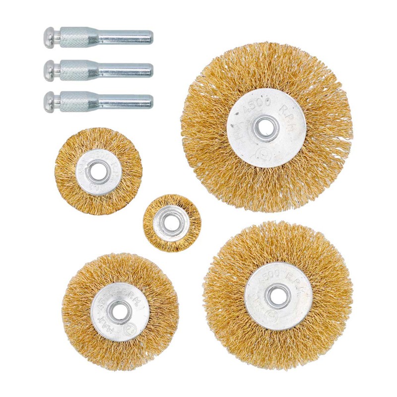 Set de accesorios carda para taladro 11526 Adir