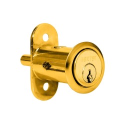 Cerradura de botón para puerta corrediza latón 6848 Dexter