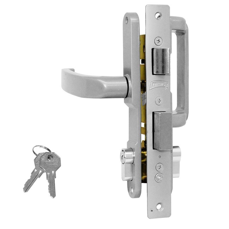 Cerradura para uso comercial aluminio natural 3065 JM Phillips