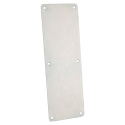Push plate de 30 X 10 cm acero inoxidable Tesa