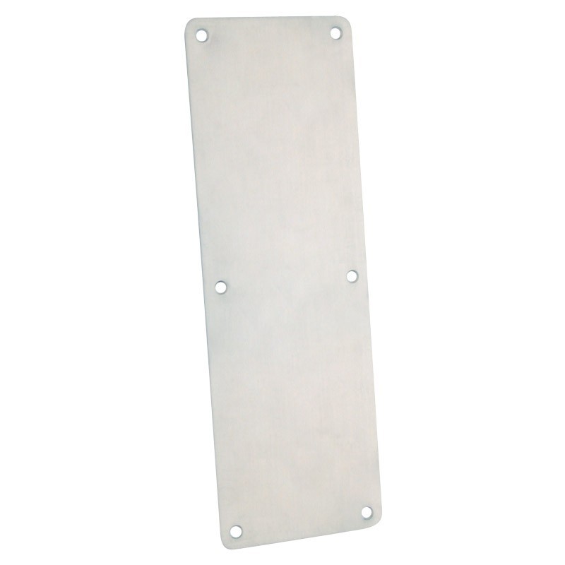 Push plate de 30 X 10 cm acero inoxidable Tesa