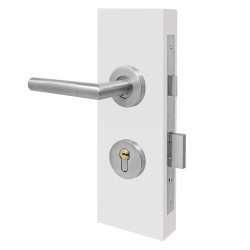 Cerradura para entrada Níquel satinado SS103 SS Montela