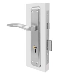Cerradura para entrada Níquel satinado / Cromo 2550 / AM185 SN/CP Montela