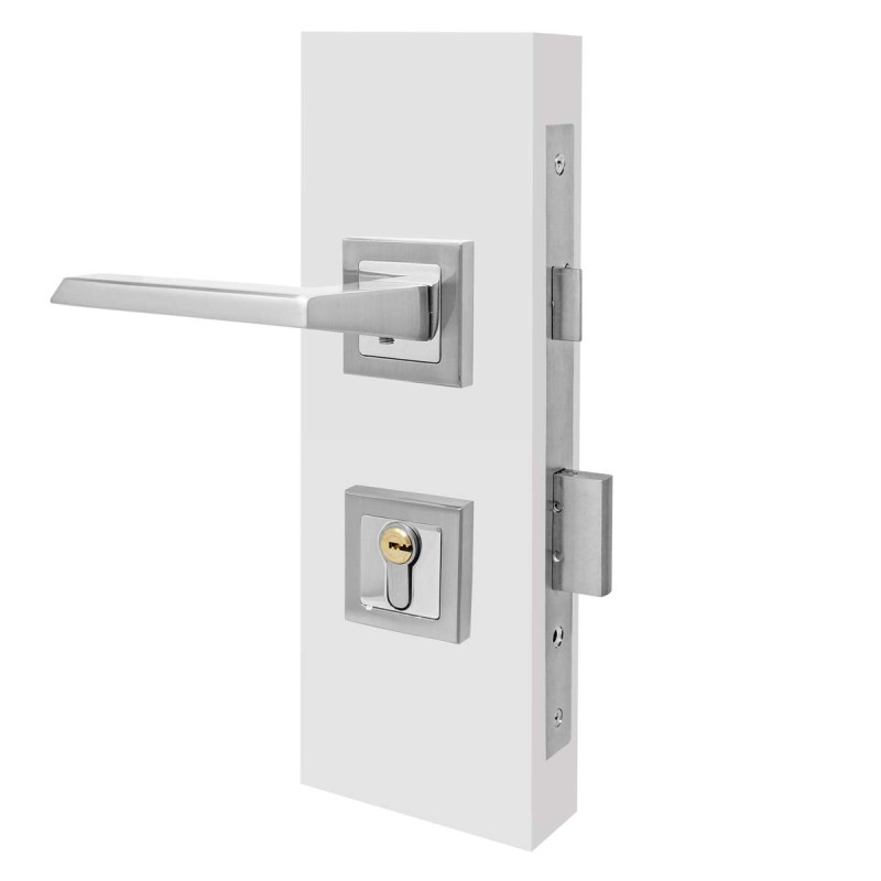 Cerradura para entrada Cromo 5503TJ / AM447 MSN/CP Montela