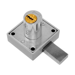 Cerradura para mueble cromo 29 mm CH AS 250 Phillips