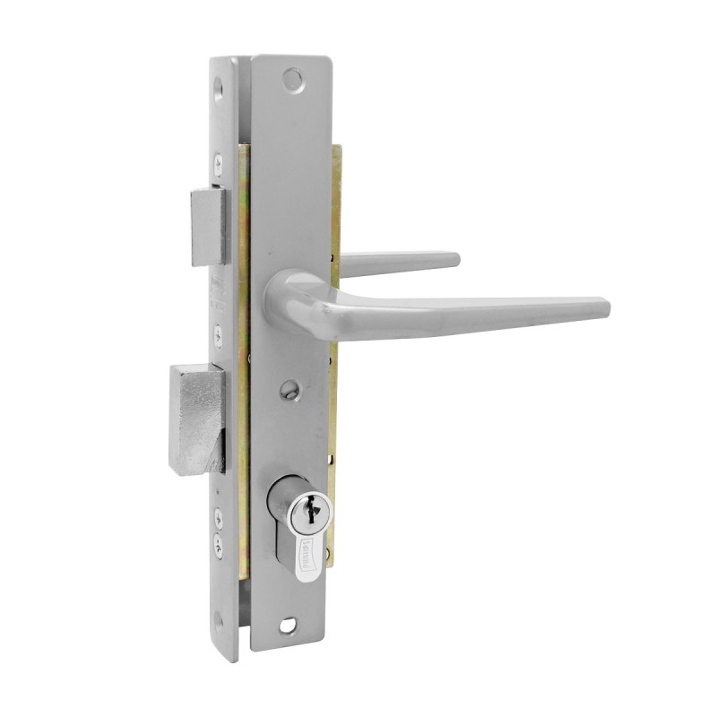 Cerradura para puerta residencial aluminio natural 3060-565 Phillips
