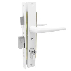 Cerradura para puerta residencial aluminio blanco 3060-565 Phillips