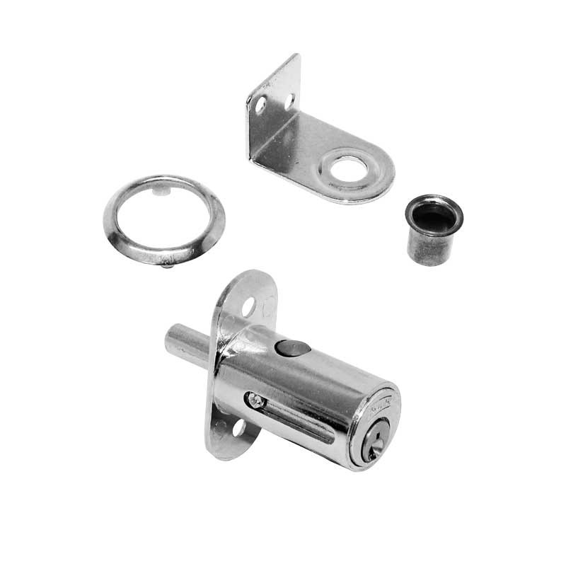 Cerradura para vitrina y closet cromo 200 Phillips