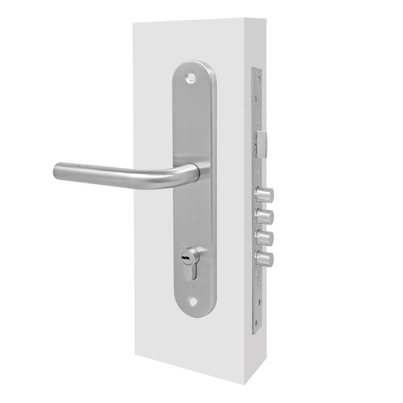 Cerradura para entrada principal Derecha Madeira Tover