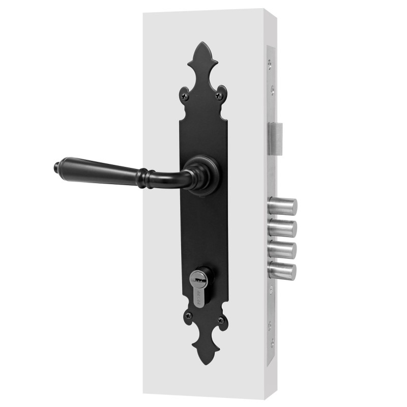 Cerradura de entrada principal máxima seguridad Canonigo 1272 Ashico