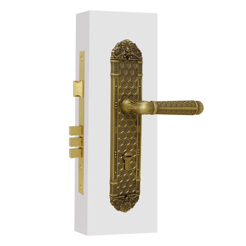 Cerradura de entrada principal máxima seguridad Granada 1970 Ashico