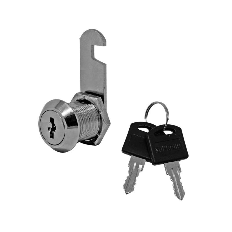 Cerradura de paleta de gancho para mueble 20 mm J1029.48.Cro Organizacion MZ