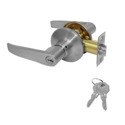 Cerradura para recámara cromo mate Tampico Phillips