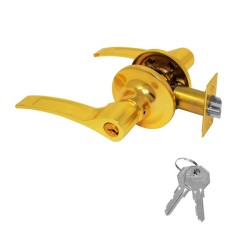 Cerradura para recámara latón brillante Roble Phillips