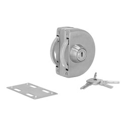 Cerradura de gancho doble Lllave / Llave con contra a muro 826-05 Axcent