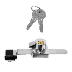 Cerradura para vitrina cromo 80 Phillips