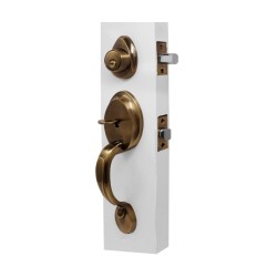 Cerradura de gatillo latón antiguo Venecia Yale