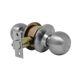 Cerradura para entrada cromo mate Gamma Phillips