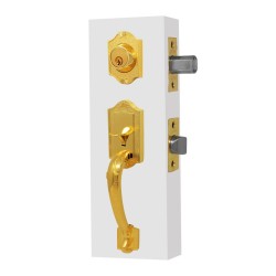 Cerradura residencial Genova latón brillante 4189 Dexter