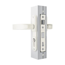 Cerradura para puerta residencial aluminio blanco 3055 Phillips