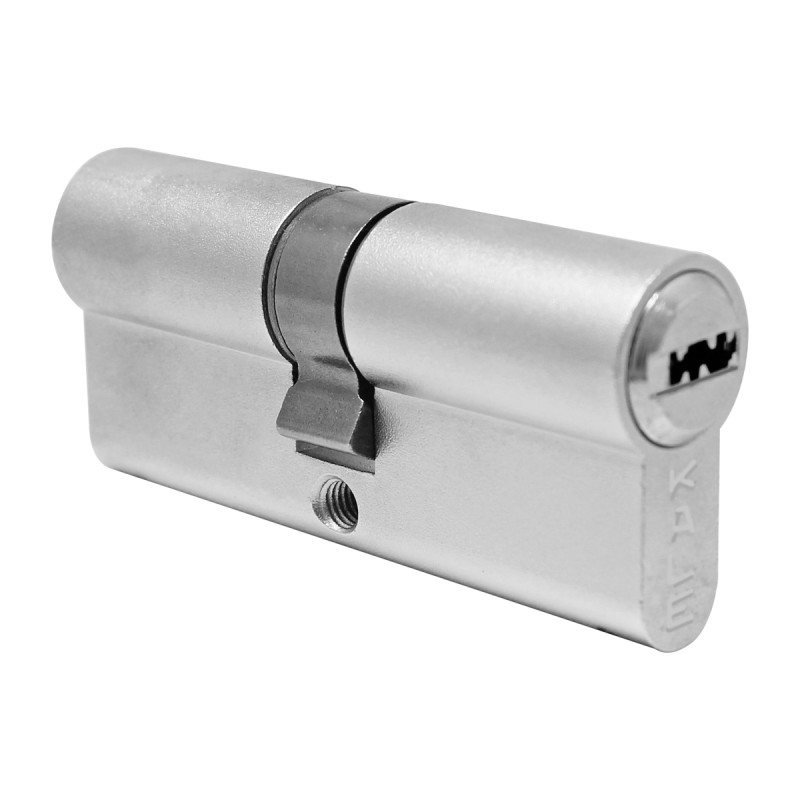 Cilindro de alta seguridad 70 mm níquel satinado 164 SNC Kale Kilit