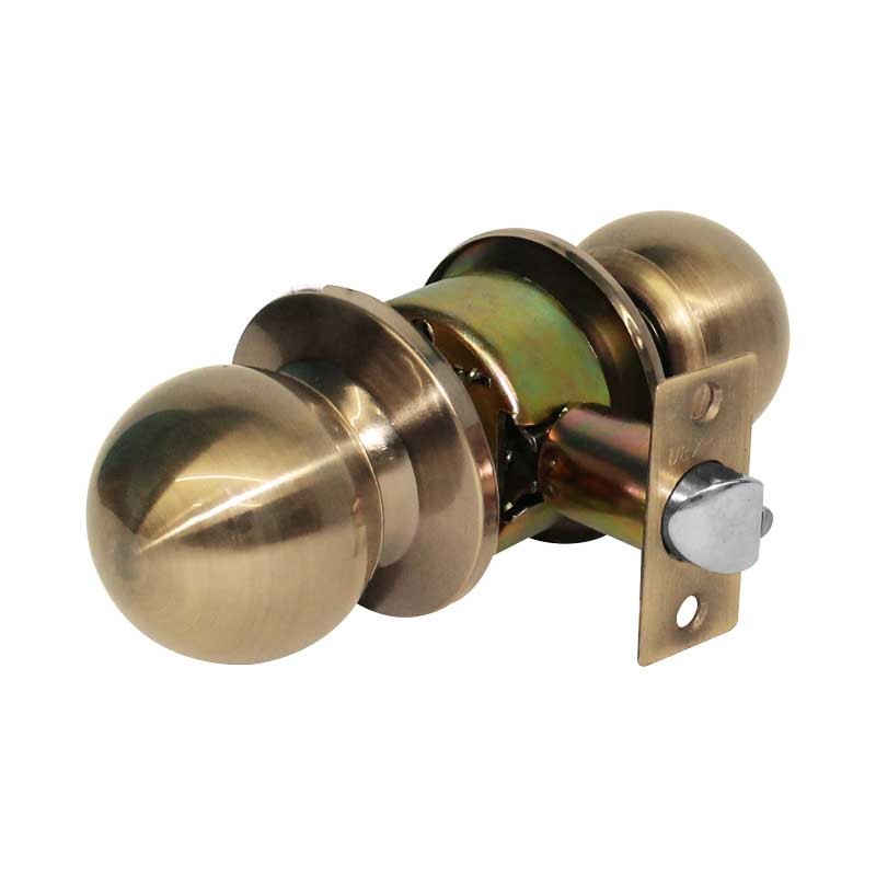 Cerradura cilindrica para entrada principal latón antiguo Barza 6688 Dexter