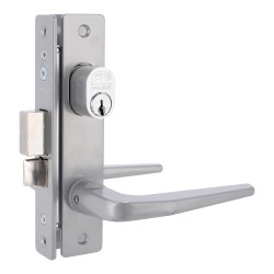 Cerradura de embutir gris para perfiles de aluminio 549 SLIM Phillips