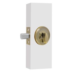 Cerrojo Cilindro / Mariposa latón antiguo PF0093 Top Forge