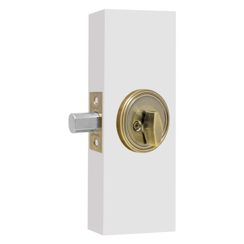 Cerrojo Cilindro / Mariposa latón antiguo PF0093 Top Forge