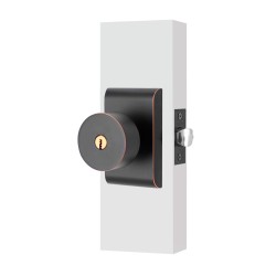 Cerradura para recámara bronce antiguo Santa Fe MX89559 Yale